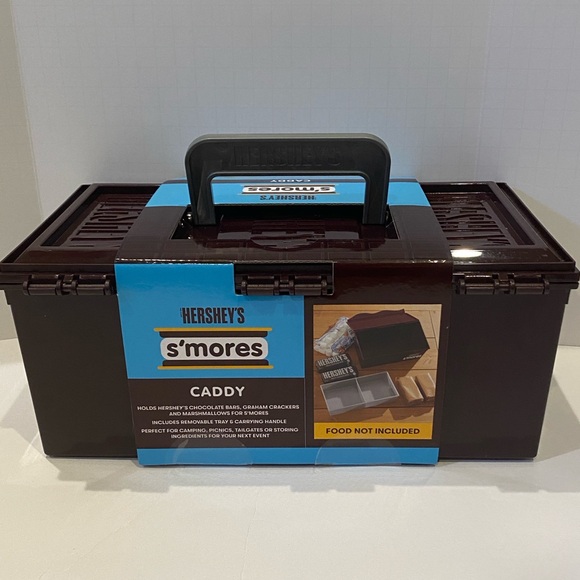Hershey's S'Mores Brown Baking Caddy Storage with Removable Tray NWT - Picture 6 of 6